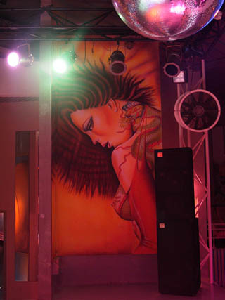 Fresque - Bora - Le Cap d' Agde - Night Club - Discotheque
