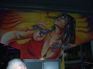 Fresque - Bora - Le Cap d' Agde - Night Club - Discotheque