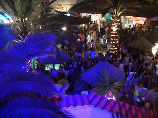 Entrée Palmiers Bleus - Bora - Le Cap d' Agde - Night Club - Discotheque